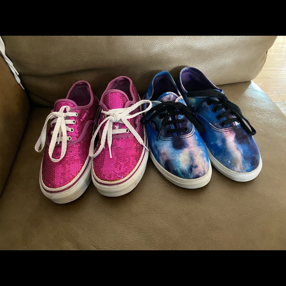 Vans for girls - two pairs